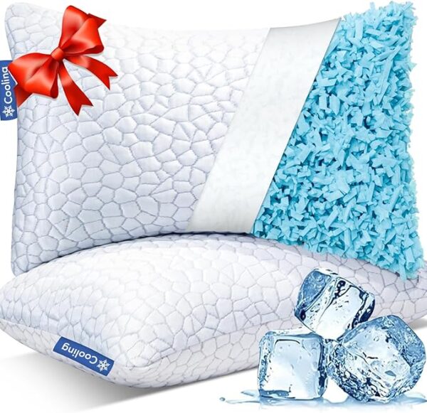 35% off deal on QUTOOL Cooling Pillows for Sleeping 2 Pack