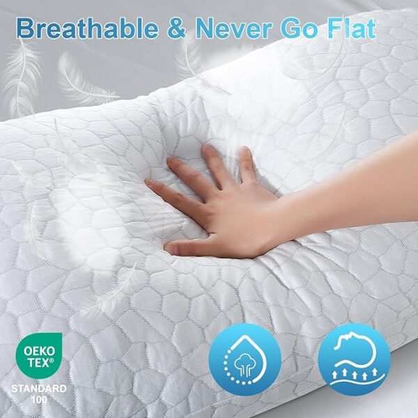 35% off deal on QUTOOL Cooling Pillows for Sleeping 2 Pack - Image 5