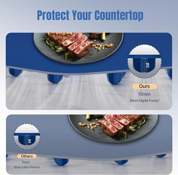 Electric Warming Tray, Rollable Food Warming Mat With Code TQ89F4KM - Image 7