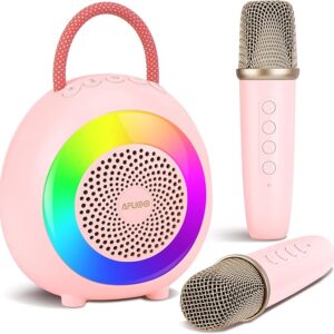 Bluetooth Karaoke Machine Set for 3+ Kids & Adults 50% Off