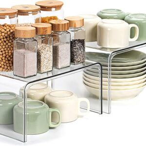 Clear Cabinet Organizer, Shelf Organizer Set 53% Off