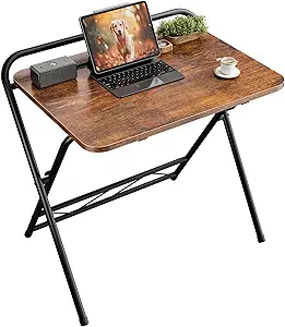 Huuger Folding Desk with 3-Level Adjustable 45% Off
