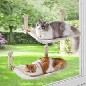 2 Pack Cat Window Perch, Foldable Cat Hammock 42% Off