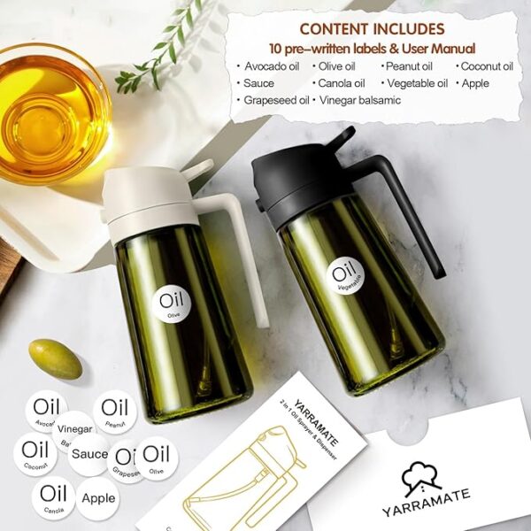 YARRAMATE Oil Sprayer for Cooking 35% Off - Image 2