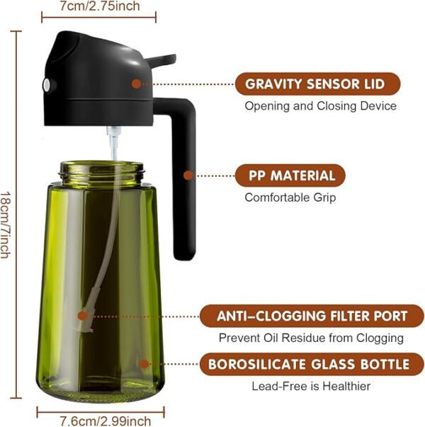 YARRAMATE Oil Sprayer for Cooking 35% Off - Image 3