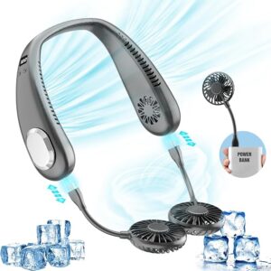 Portable Neck Fan, 9000mAh Hand Free 40% Off