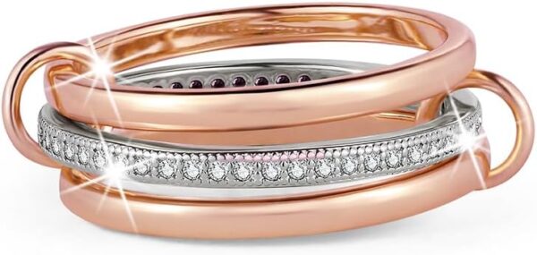 18K Gold Plated Stackable Rings for Women 70% Off