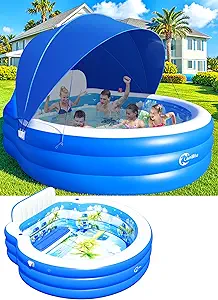 Inflatable Pool with Canopy 33% Off