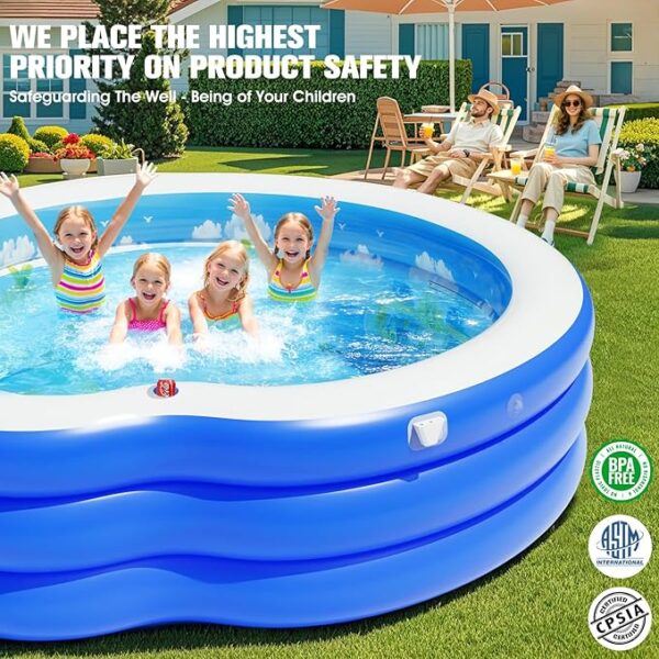 Inflatable Pool with Canopy 33% Off - Image 4