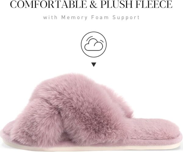Parlovable Women's Fuzzy Slippers 60% Off - Image 4