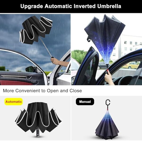 Lejorain Folding Reverse LED Umbrella 50% Off - Image 4