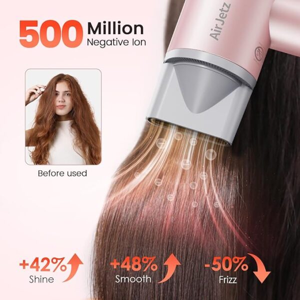 Hair Dryer, 160,000 RPM High-Speed Ionic Blow Dryer 84% Off - Image 4